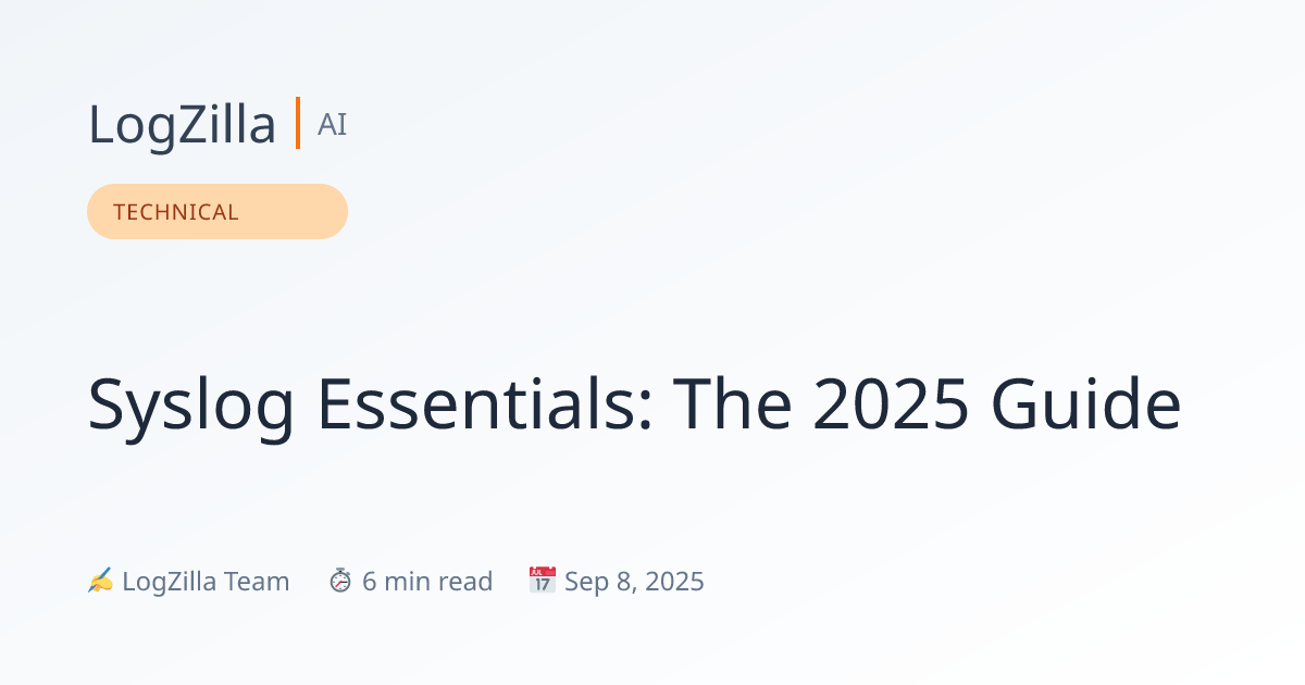 Syslog Essentials: Facilities, Severities, and TLS in 2025