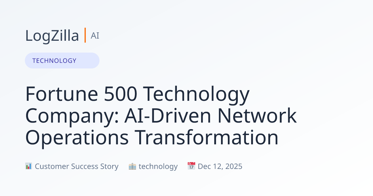 Fortune 500 AI Network Operations Case Study - Conversational ...